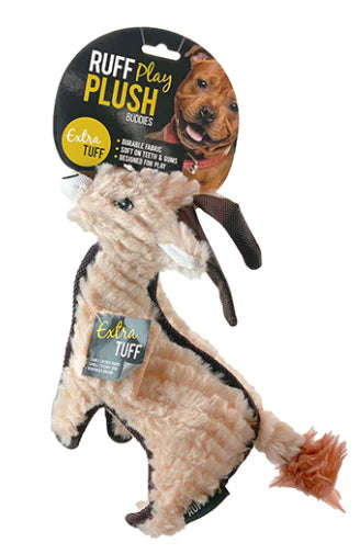 Ruff Play Dog Toy Plush Tuff Antelope