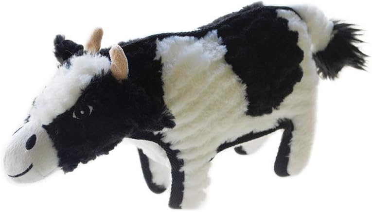Ruff Play Plush Tuff Cow Toy