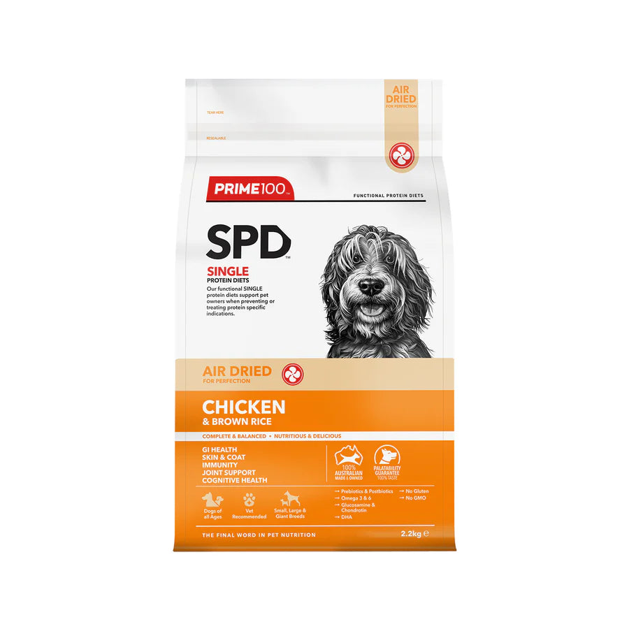 Prime100 SPD Chicken and Brown Rice Air Dried