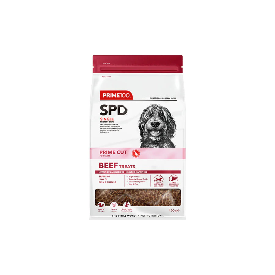 Prime100 SPD Beef Prime Cut Treats 100g