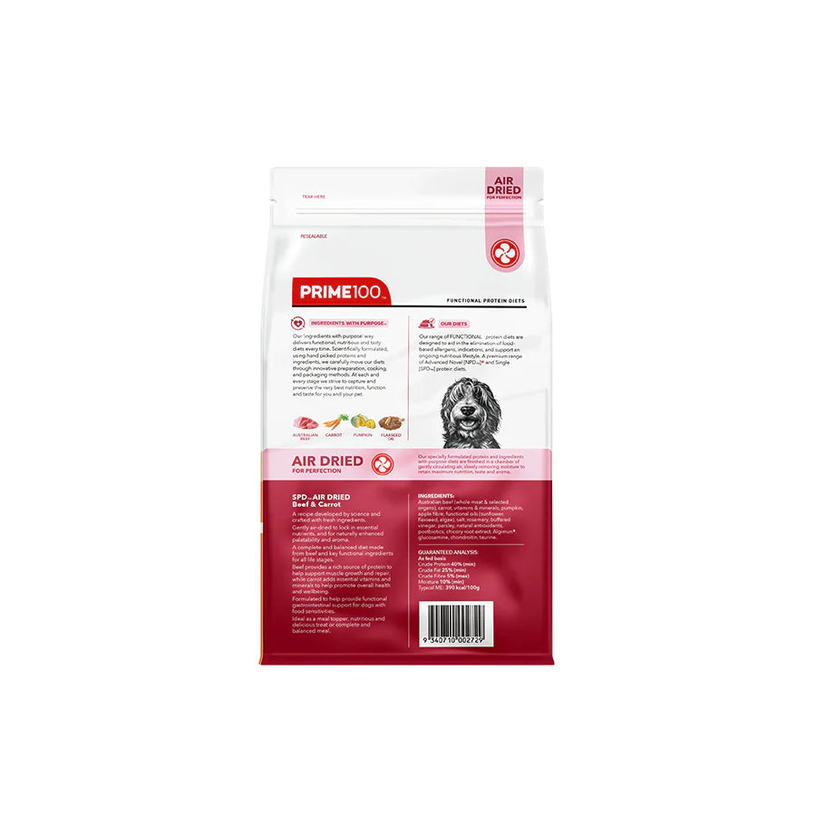 Prime100 SPD Beef & Carrot Air Dried