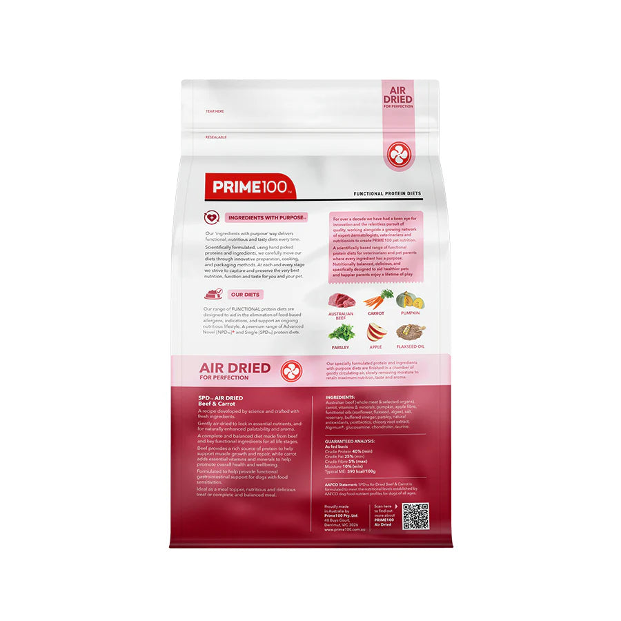 Prime100 SPD Beef & Carrot Air Dried