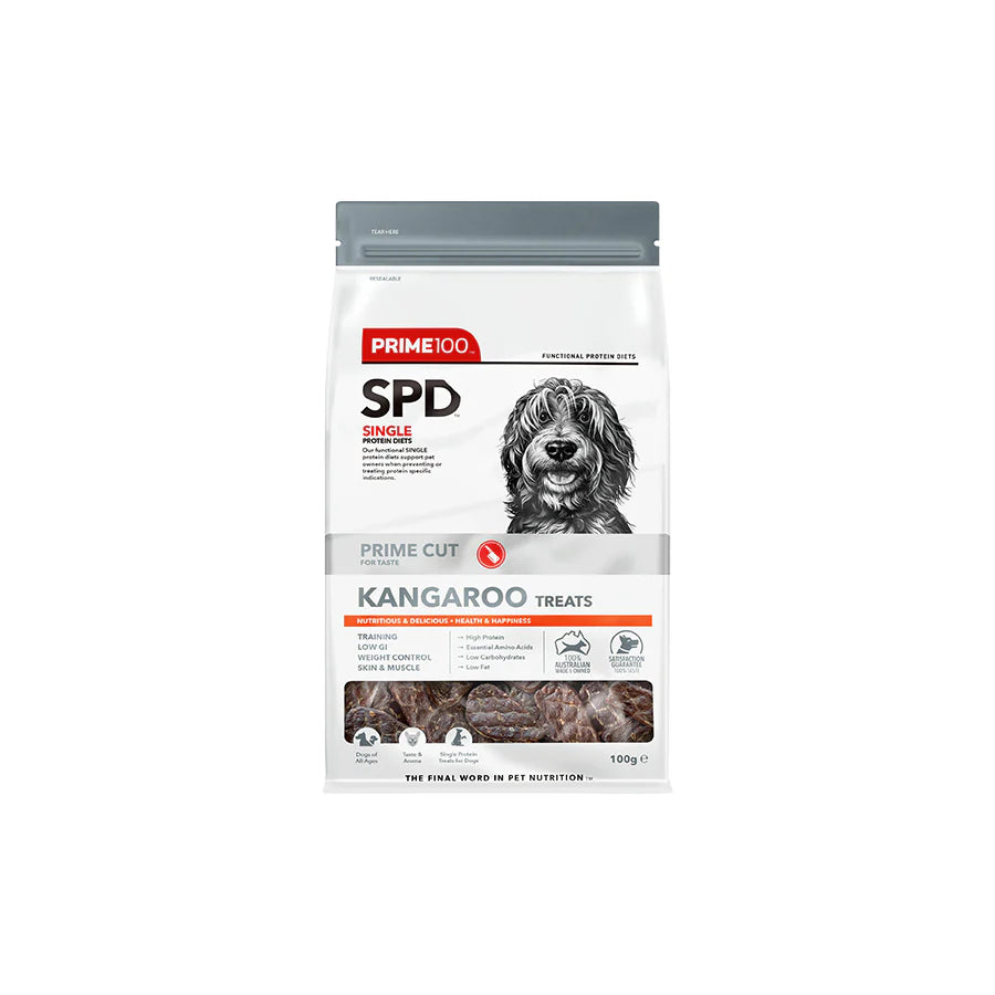 SPD™ Kangaroo Prime Cut Treats 100g