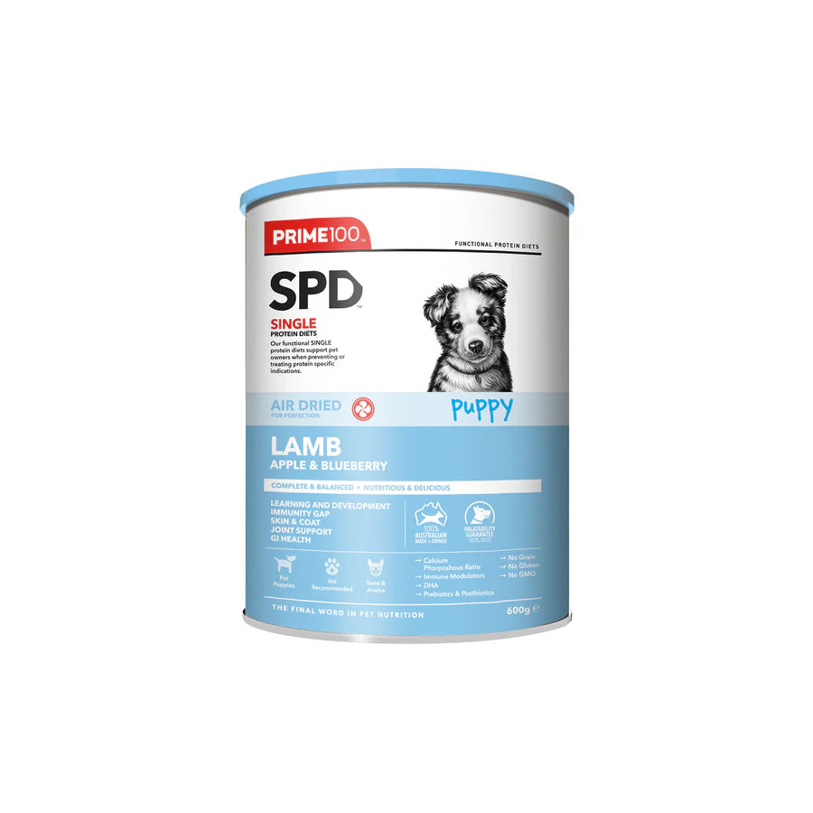 Prime100 SPD Lamb Apple & Blueberry Puppy Air Dried
