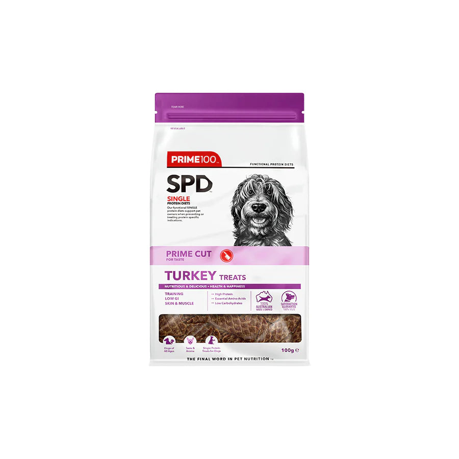 Prime100 SPD Turkey Prime Cut Treats 100g