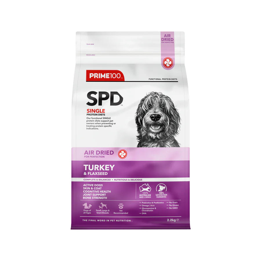 Prime100 SPD Turkey & Flaxseed Air Dried