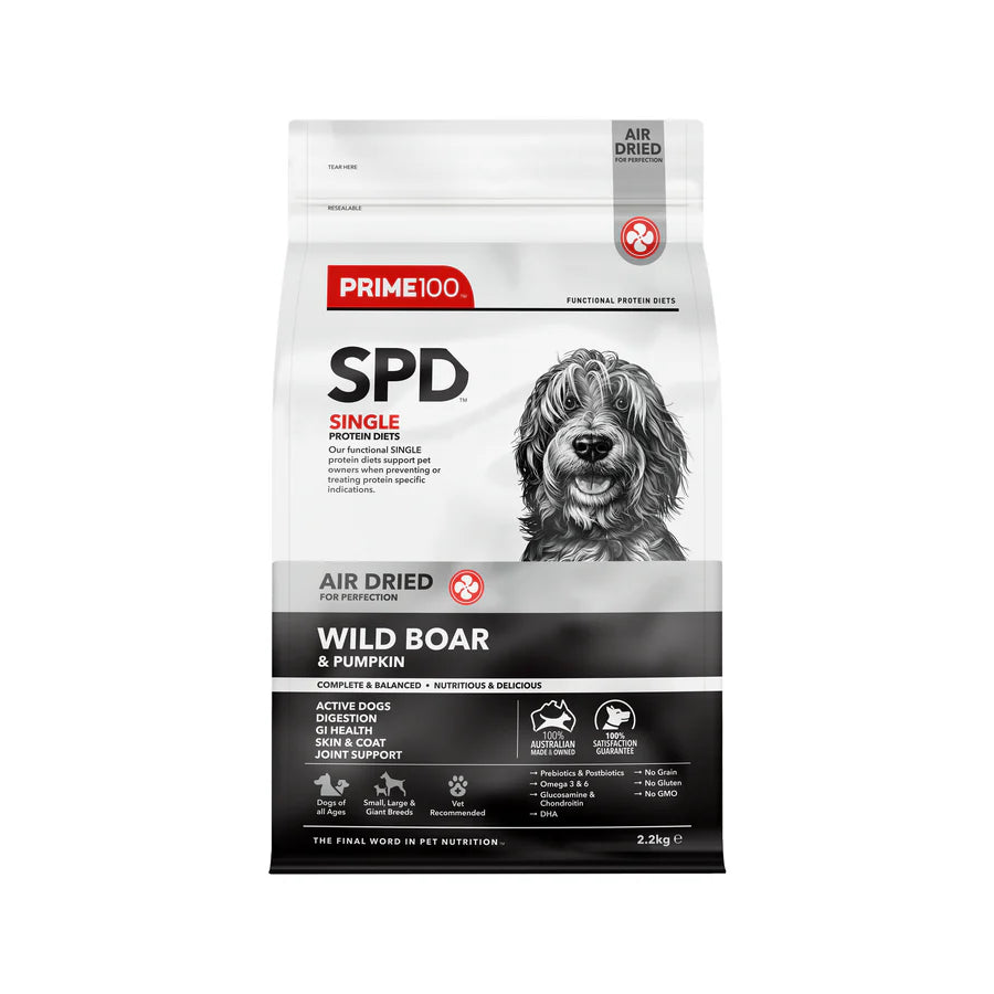 Prime100 SPD Wild Boar & Pumpkin Air Dried