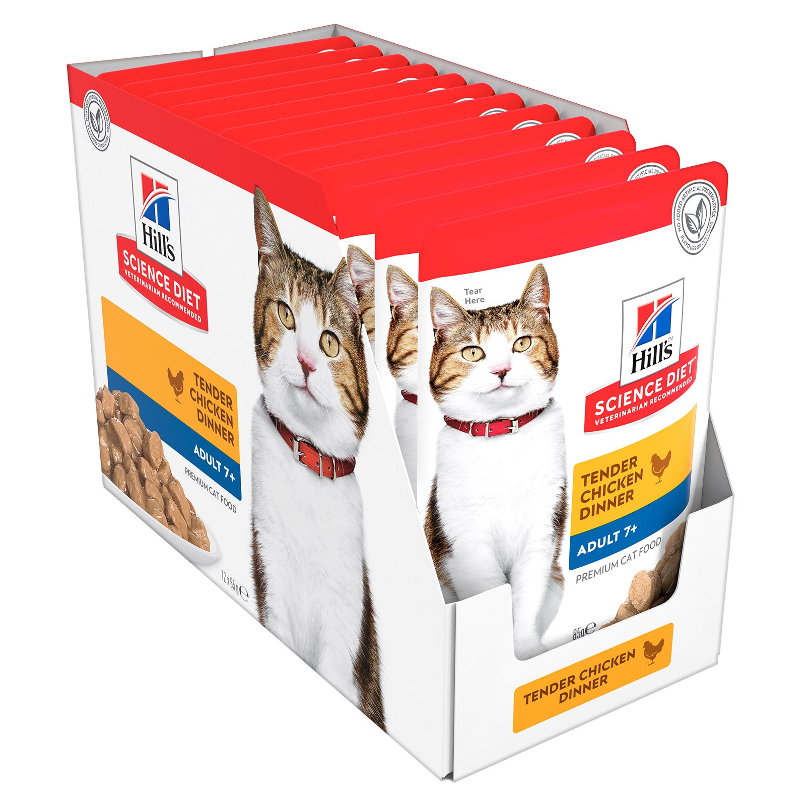Science Diet Cat Wet Adult plus7 Chicken Pouch 85G