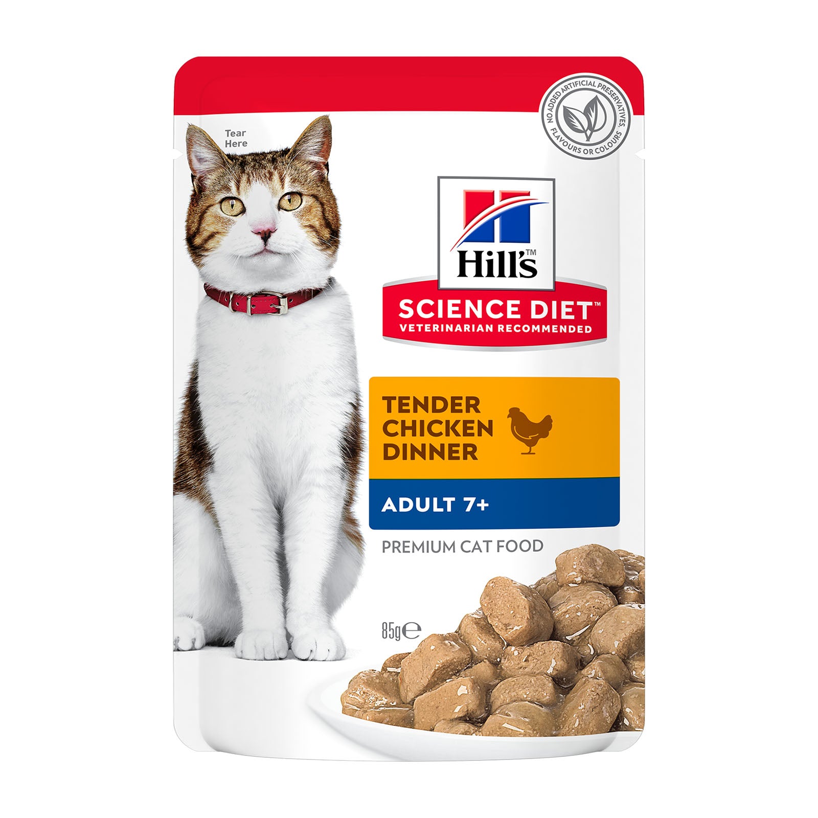 Science Diet Cat Wet Adult plus7 Chicken Pouch 85G