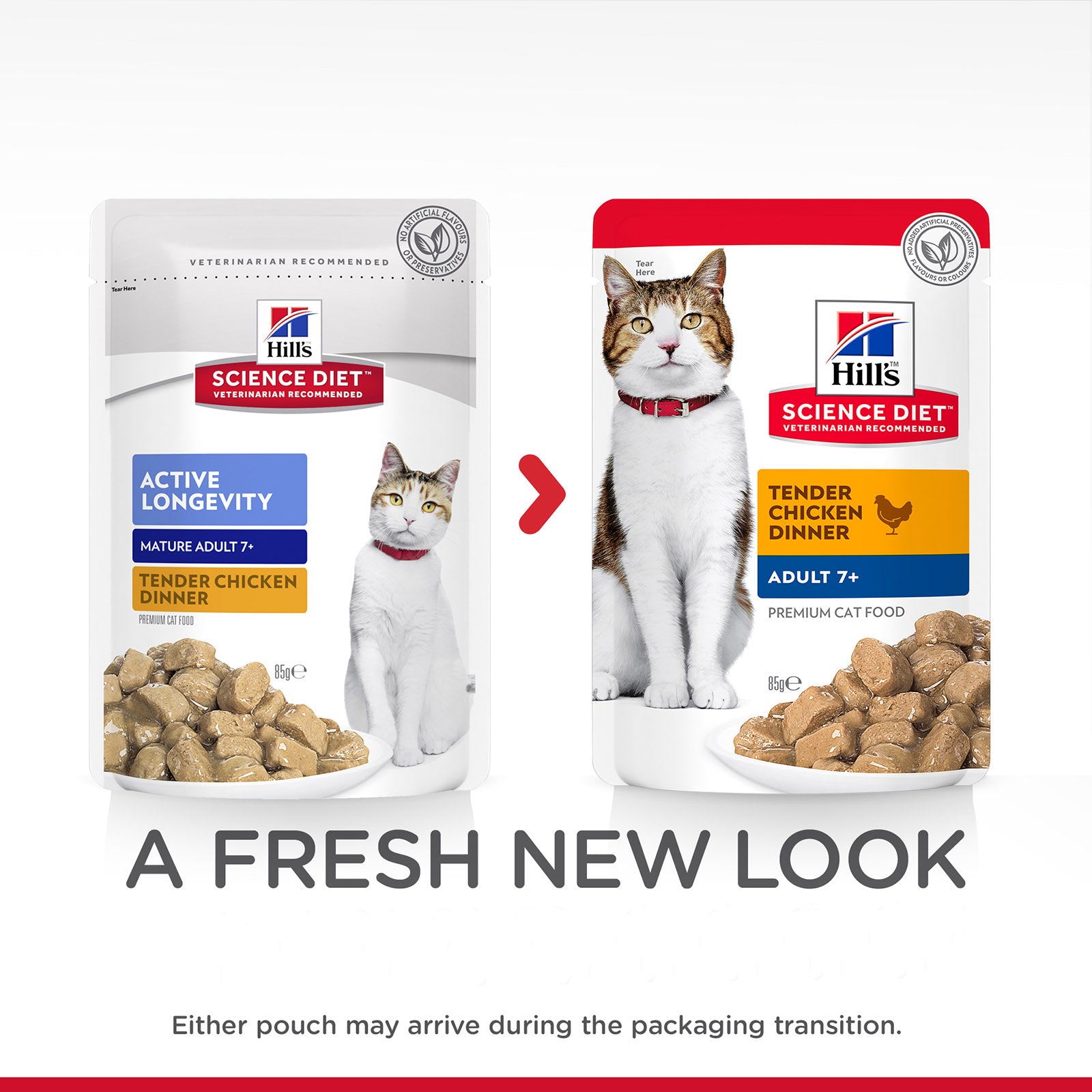 Science Diet Cat Wet Adult plus7 Chicken Pouch 85G