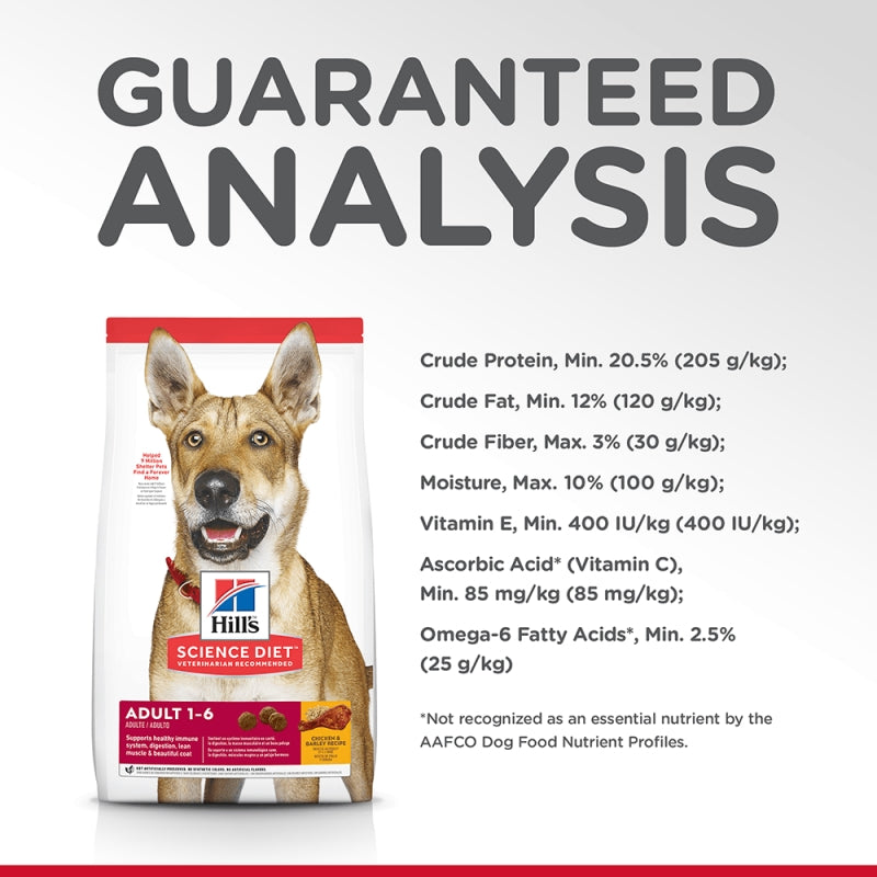 Science Diet Dog Dry Adult 7.5kg