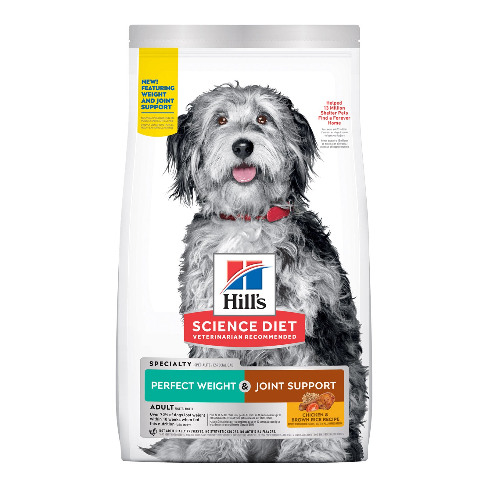 Science Diet Dog Dry Adult Perfect Weight and Joint Support 1.58KG