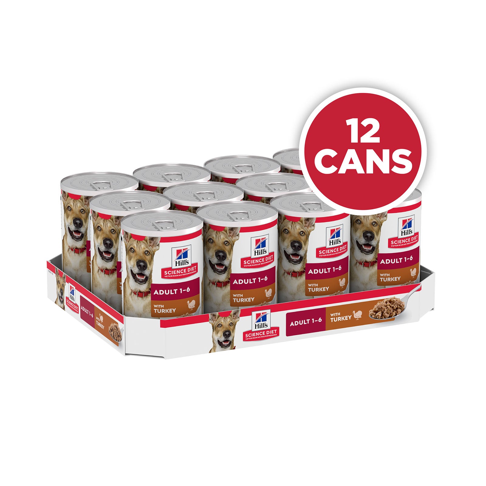 Science Diet Dog Wet Adult Turkey 370g 12pk