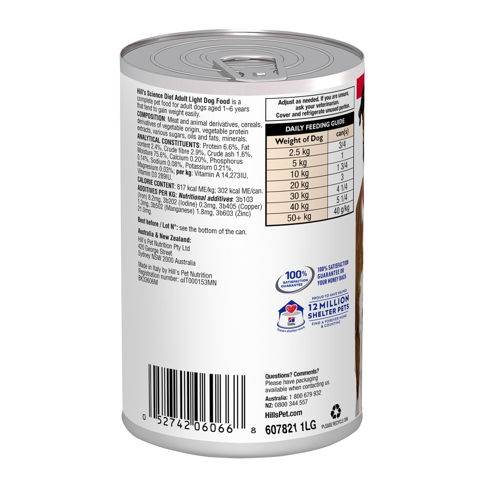 Science Diet Dog Wet Light 370g