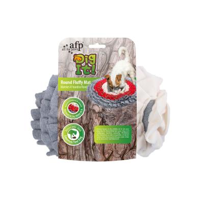 Snuffle Play and Treat Round Fluffy Mat