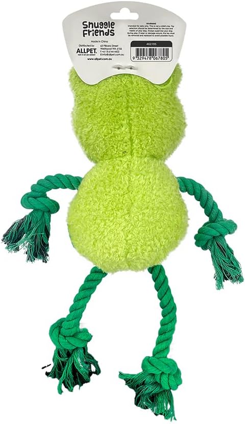 Snuggle Friends Fernando Frog W/Rope