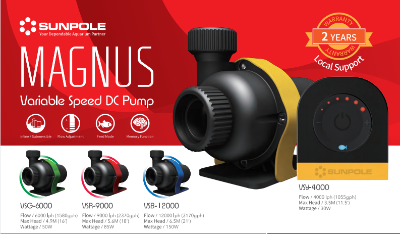 Sunpole Pump 4000lh