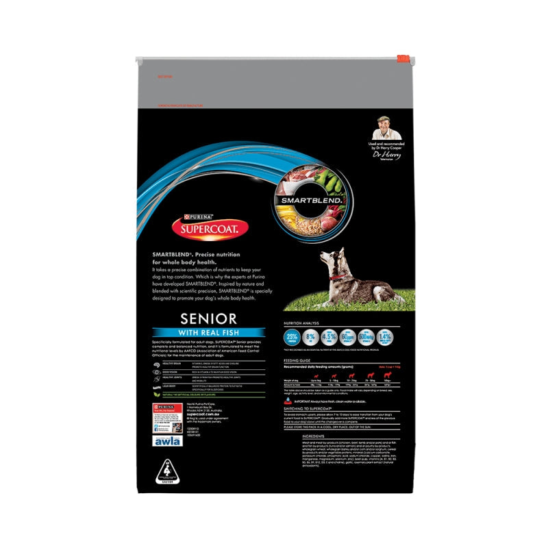 Supercoat Dog Dry Sb Senior 18kg PETQuarters