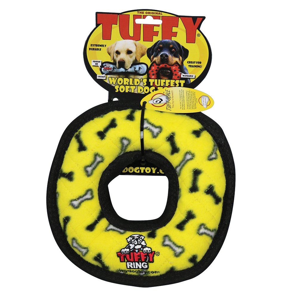 Tuffy Ultimates Ring Yellow Bones 28Cm