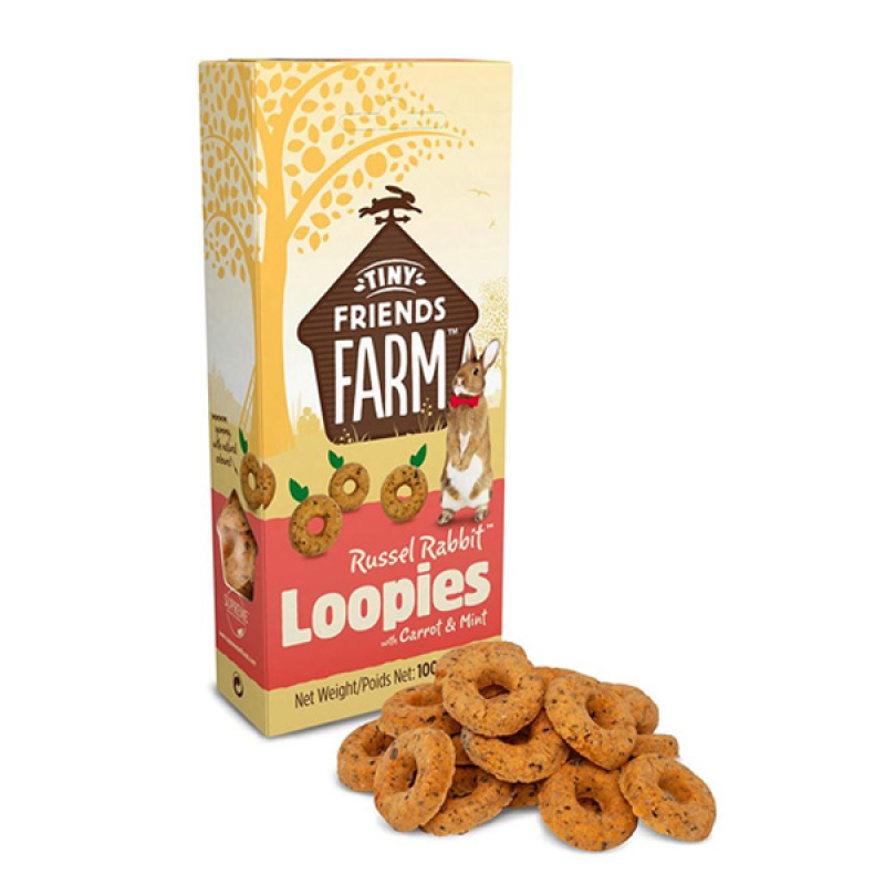 Tiny Friends Farm Loopies Russel Rabbit 100g