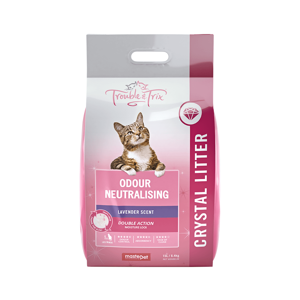 Trouble And Trix Litter Crystal Lavender 15 Litre