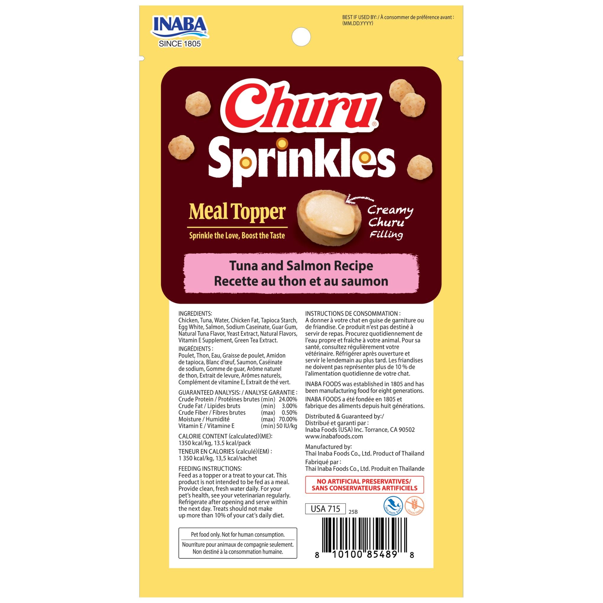 INABA Cat Churu Sprinkles Tuna And Salmon 30g