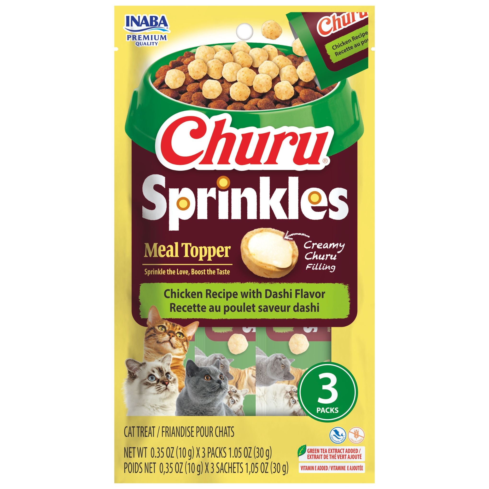 INABA Cat Churu Sprinkles Chicken W Dashi 30g