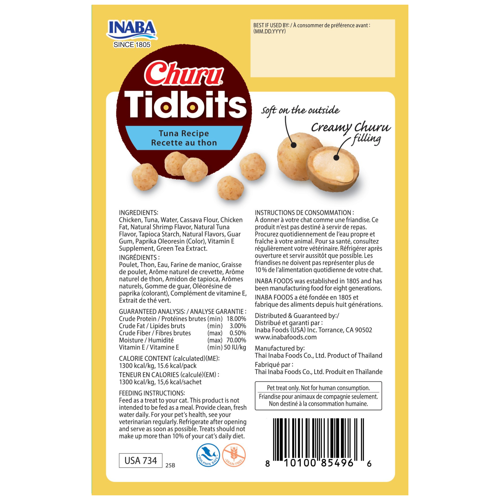 INABA Cat Churu Tidbits Tuna 96g