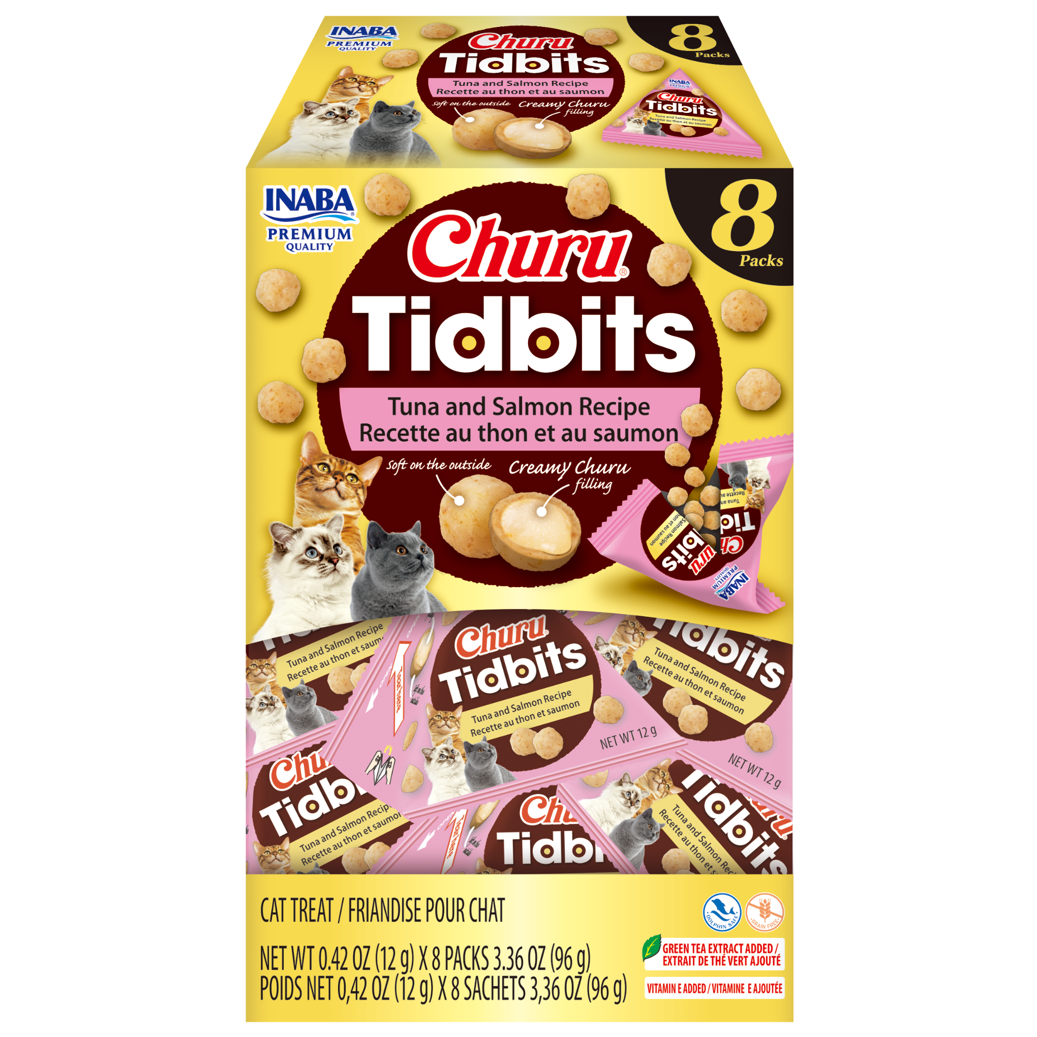 INABA Cat Churu Tidbits Tuna And Salmon 96g