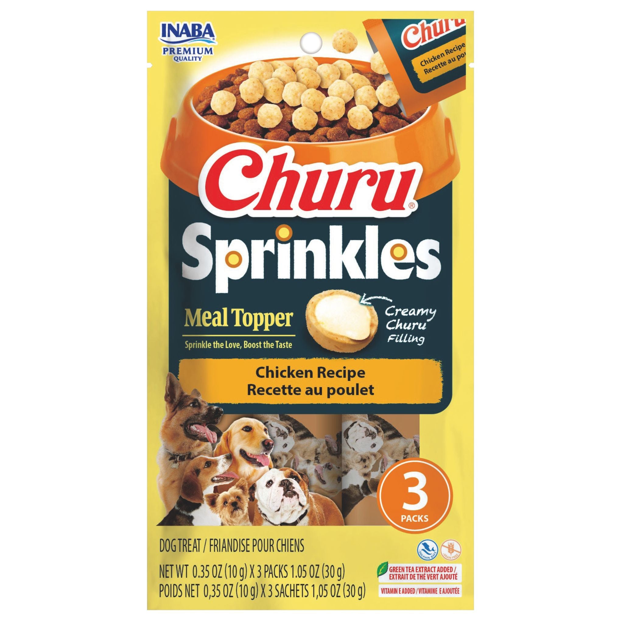 INABA Dog Churu Sprinkles Chicken 30g
