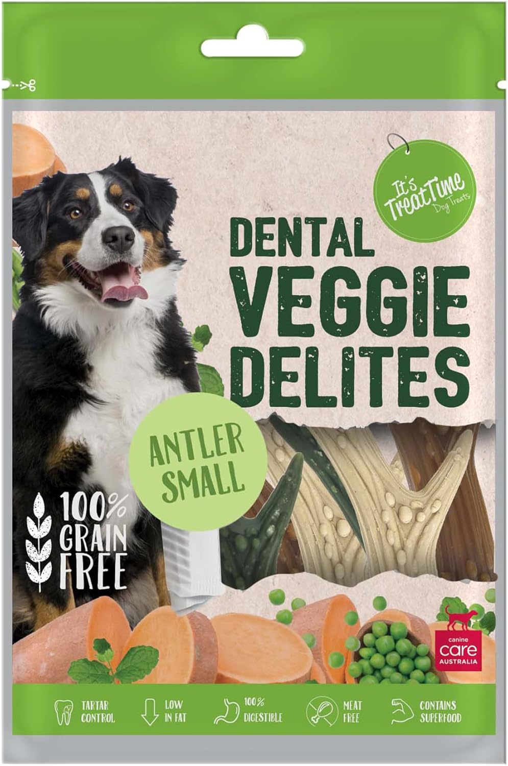 It's Treat Time Veggie Delights Antler Small 100g