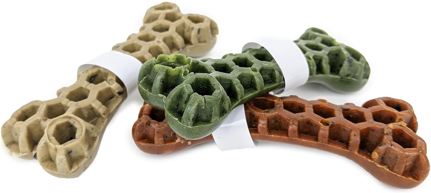 It's Treat Time Veggie Delights Honeycomb Bone Large