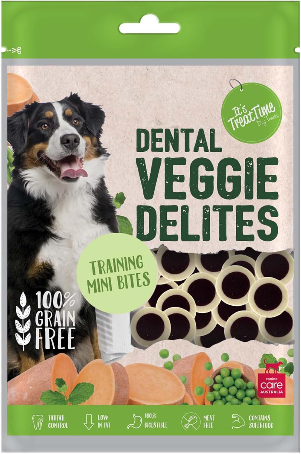It's Treat Time Veggie Delights Training Mini Bites 100g