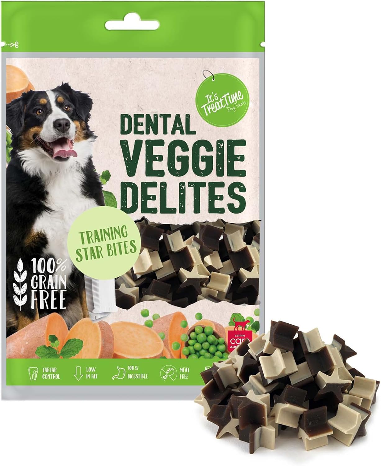 It's Treat Time Veggie Delights Training Star Bites 100g