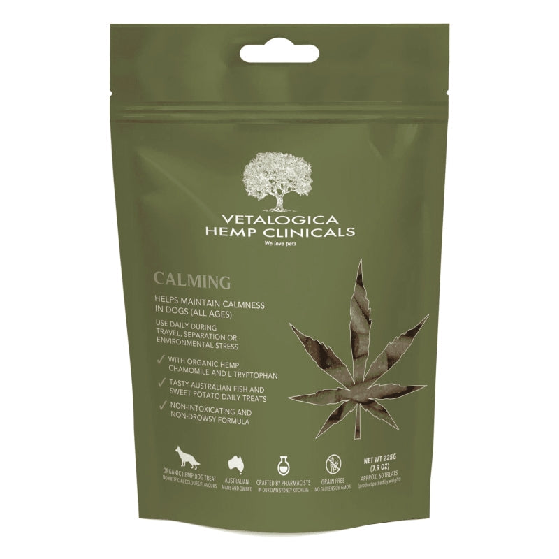 Vetalogica Hemp Clinicals Calming Treats 225g