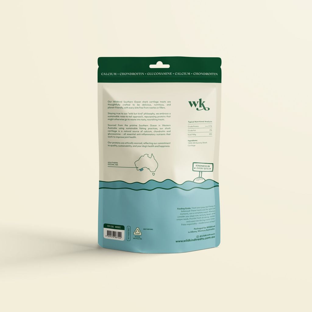 Wildkind Dog Treat Southern Ocean Shark Cartilage 100g
