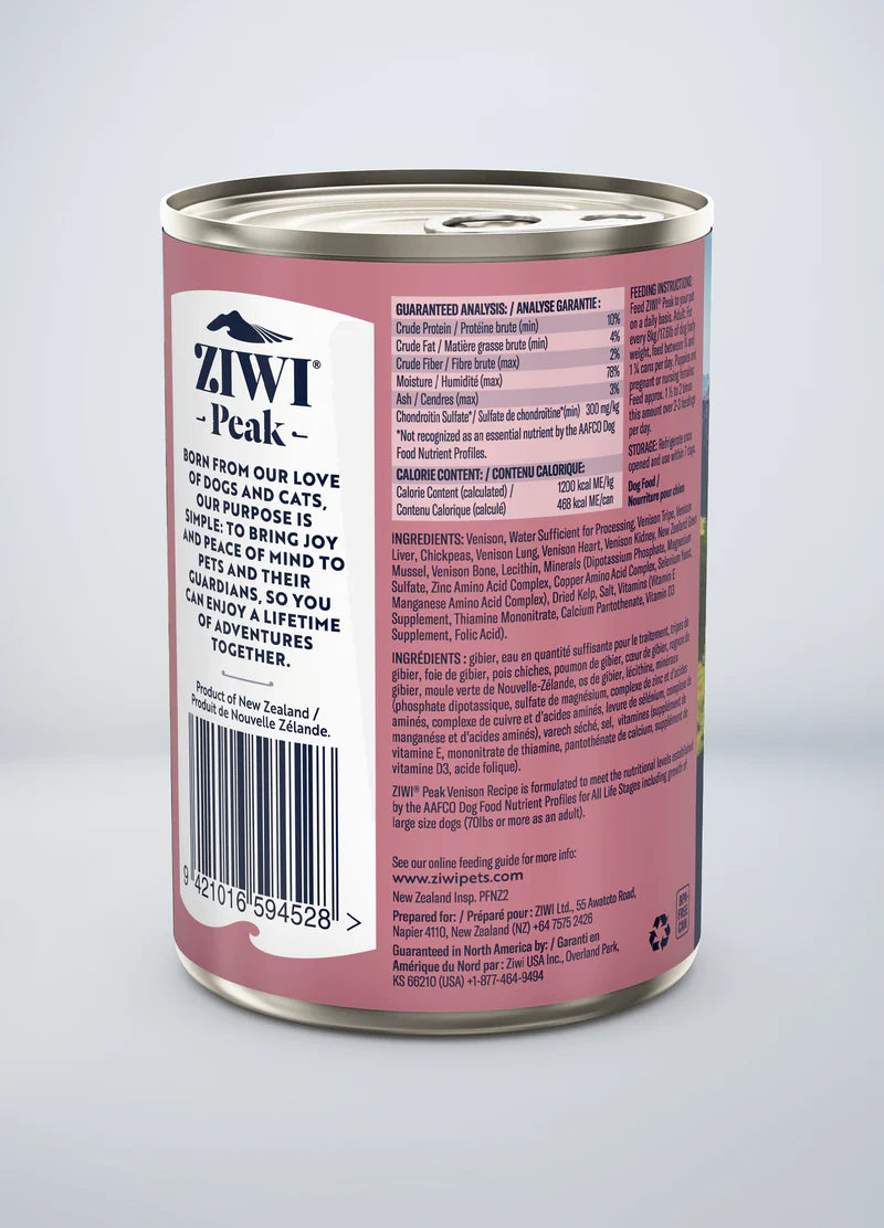 Ziwi Peak Dog Wet Venison