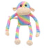 Zippypaws Spencer The Crinkle Monkey - Large Rainbow