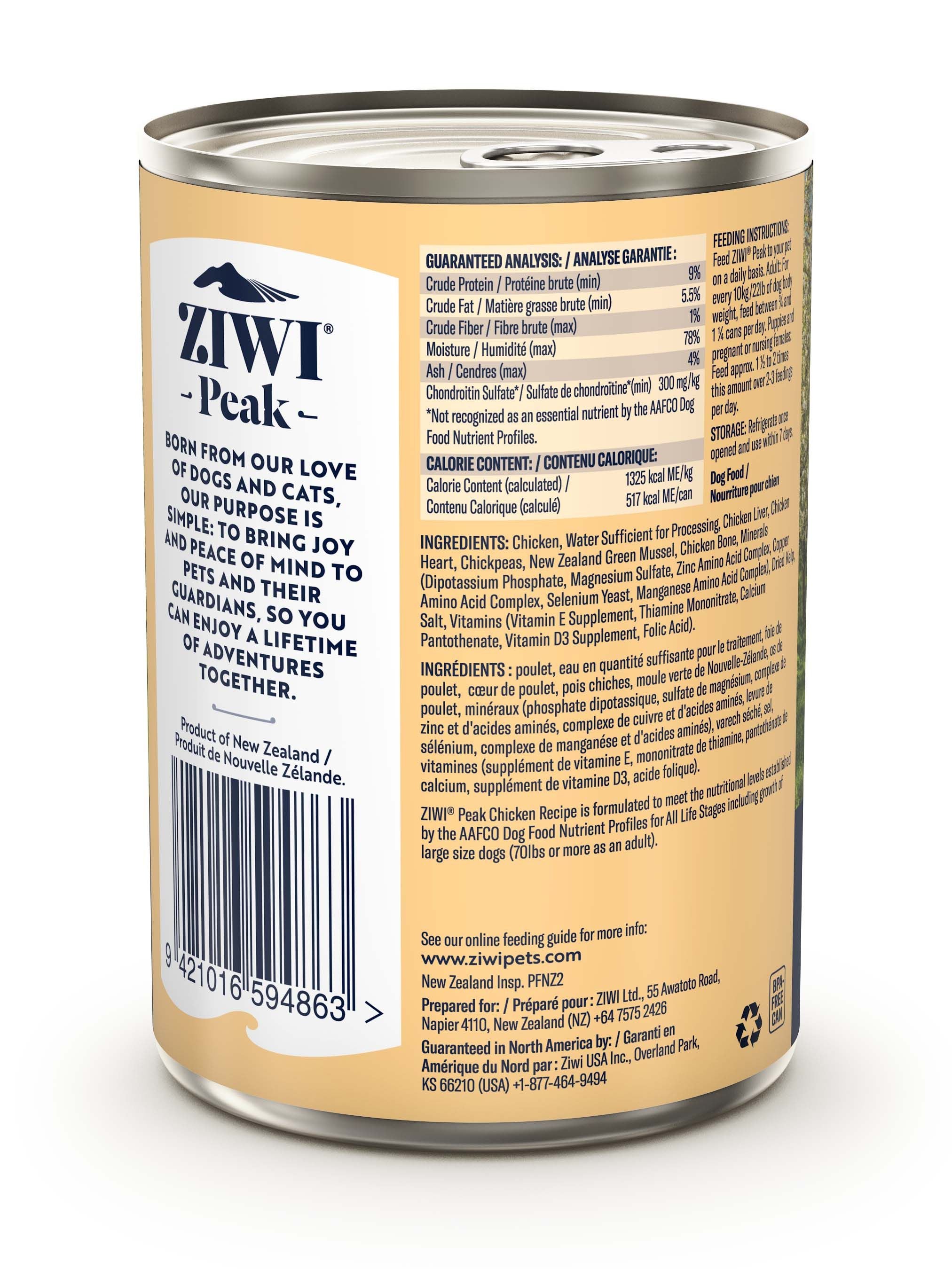 Ziwi Peak Dog Wet Chicken