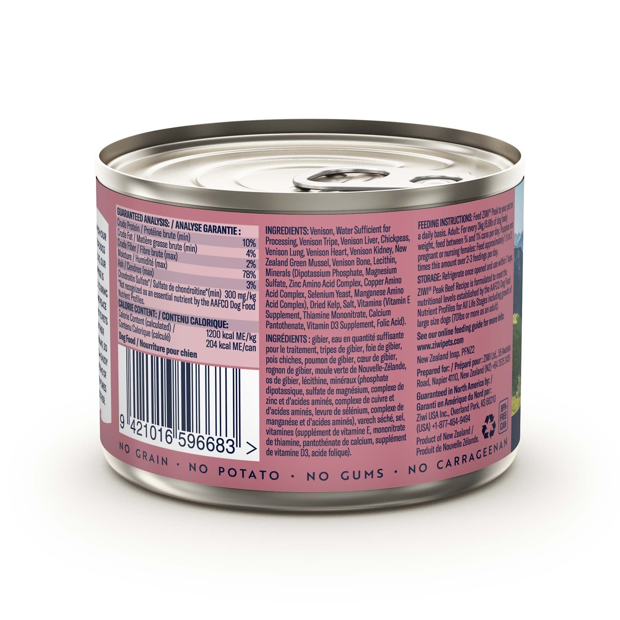 Ziwi Peak Dog Wet Venison