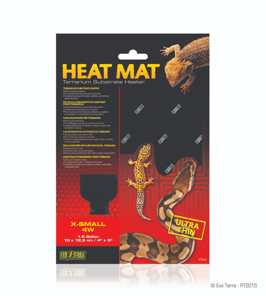 Exo Terra Heat Mat 4w10 X 12.5cm Xsmall