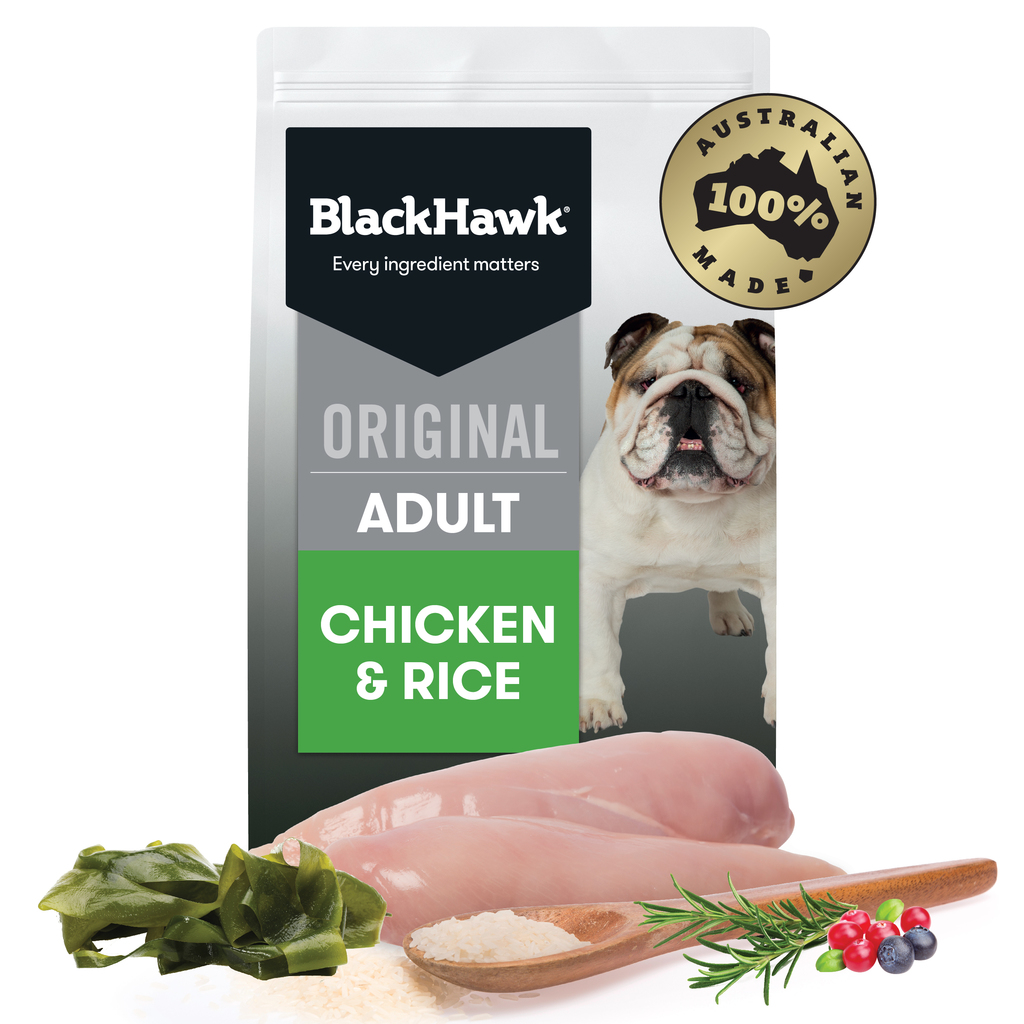 Black Hawk Dog Dry Chicken