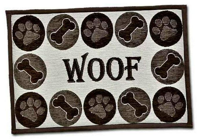 Woof Chenille Fashion Mat