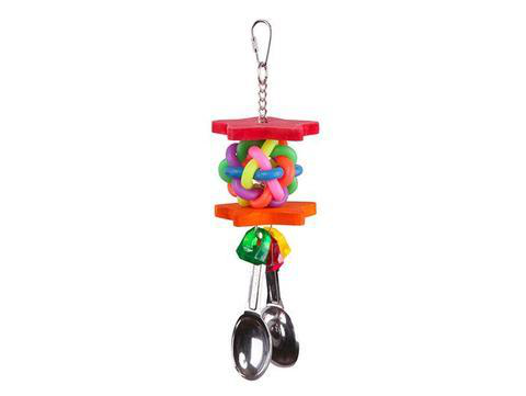 Bird Toy With Star Chips And Spoons Medium