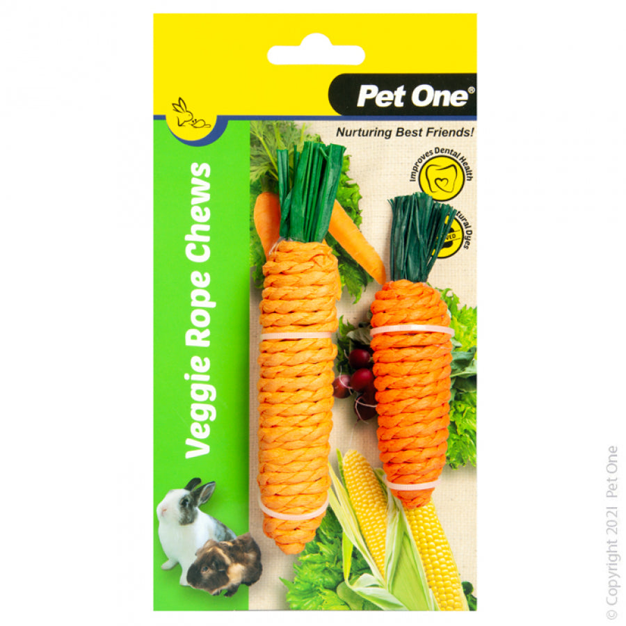 Veggie Rope Chew Carrot