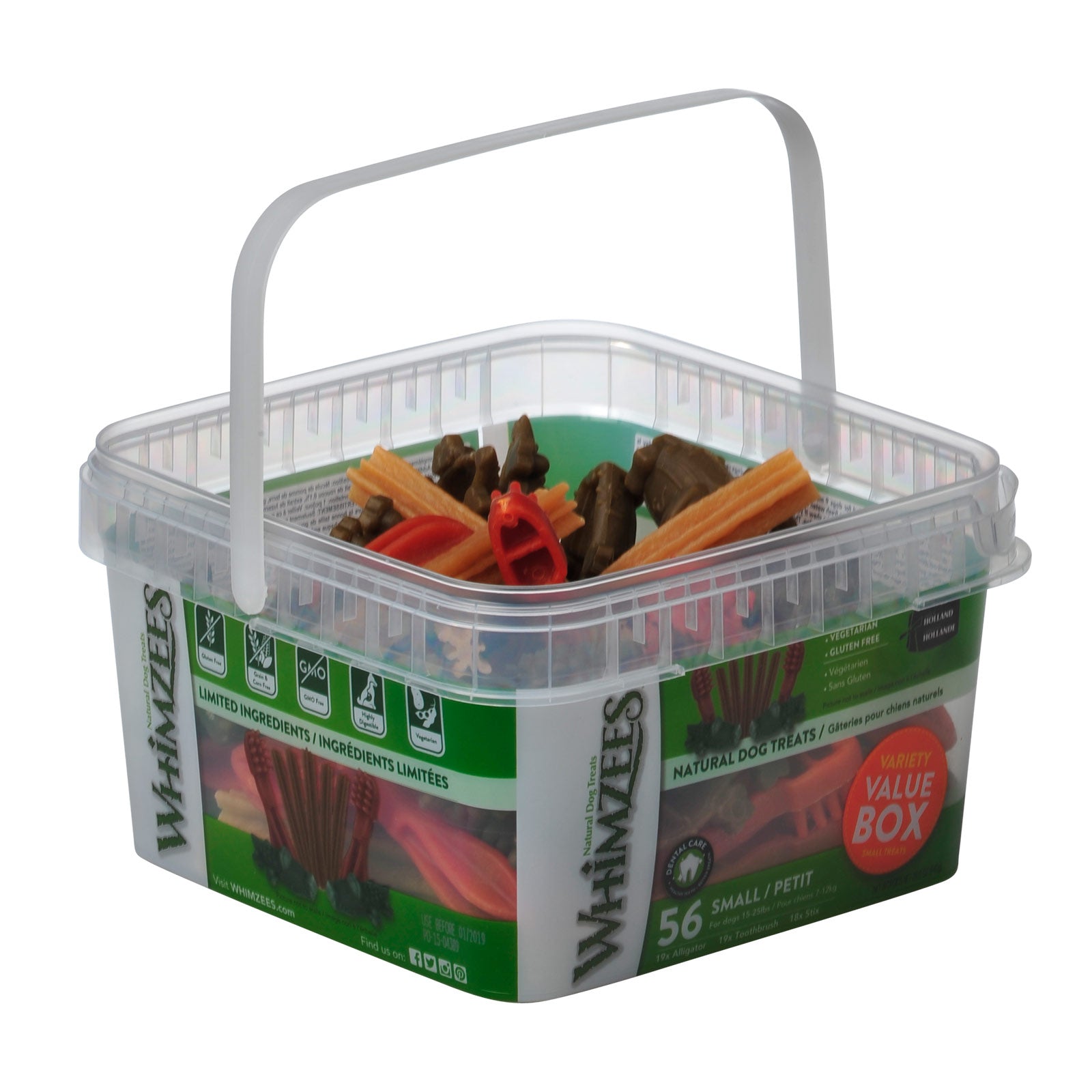 Whimzees Variety Value Box Small 56pk