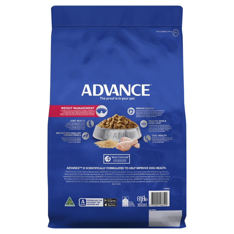 Advance Dog Dry Weight Control