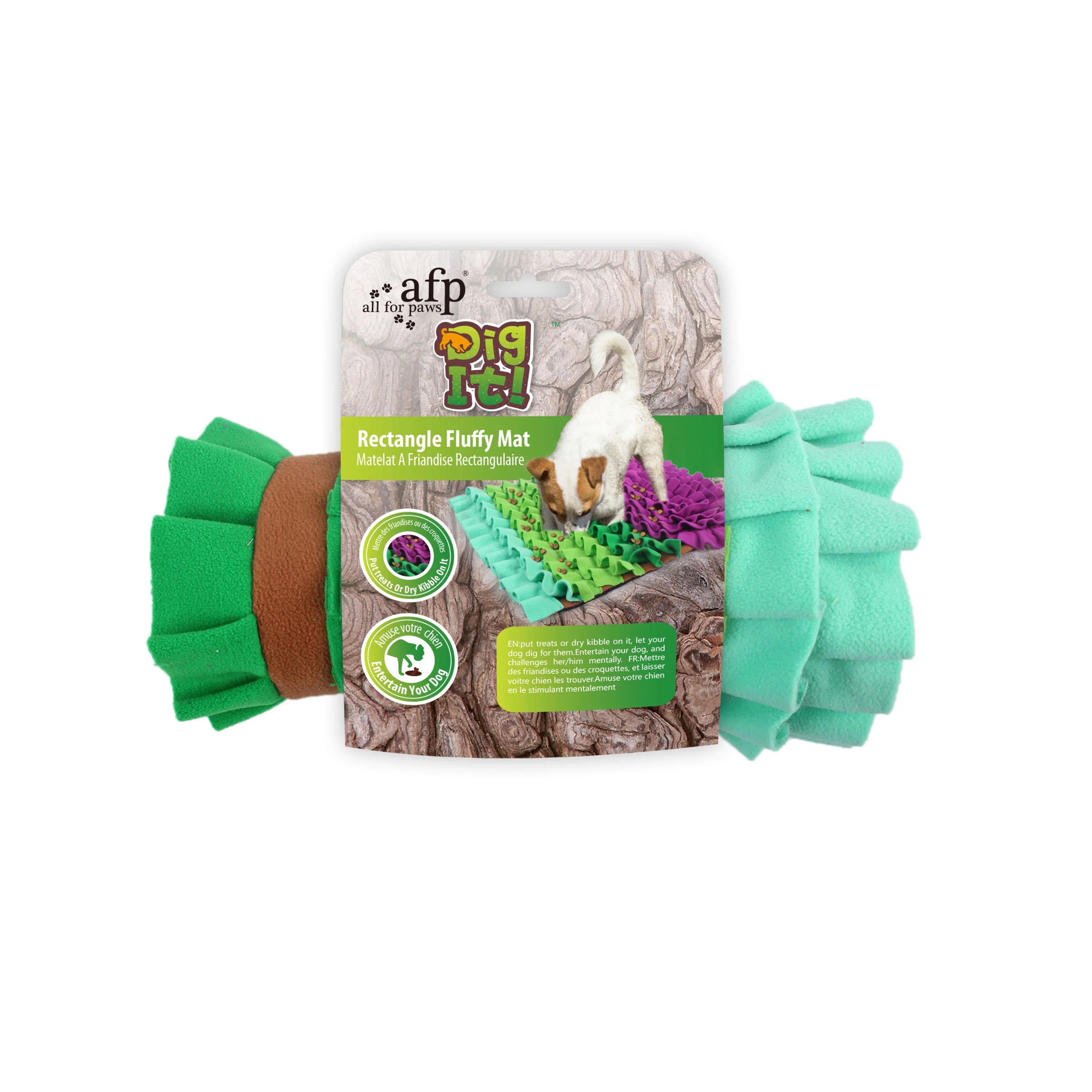 Snuffle Play and Treat Rectangle Fluffy Mat