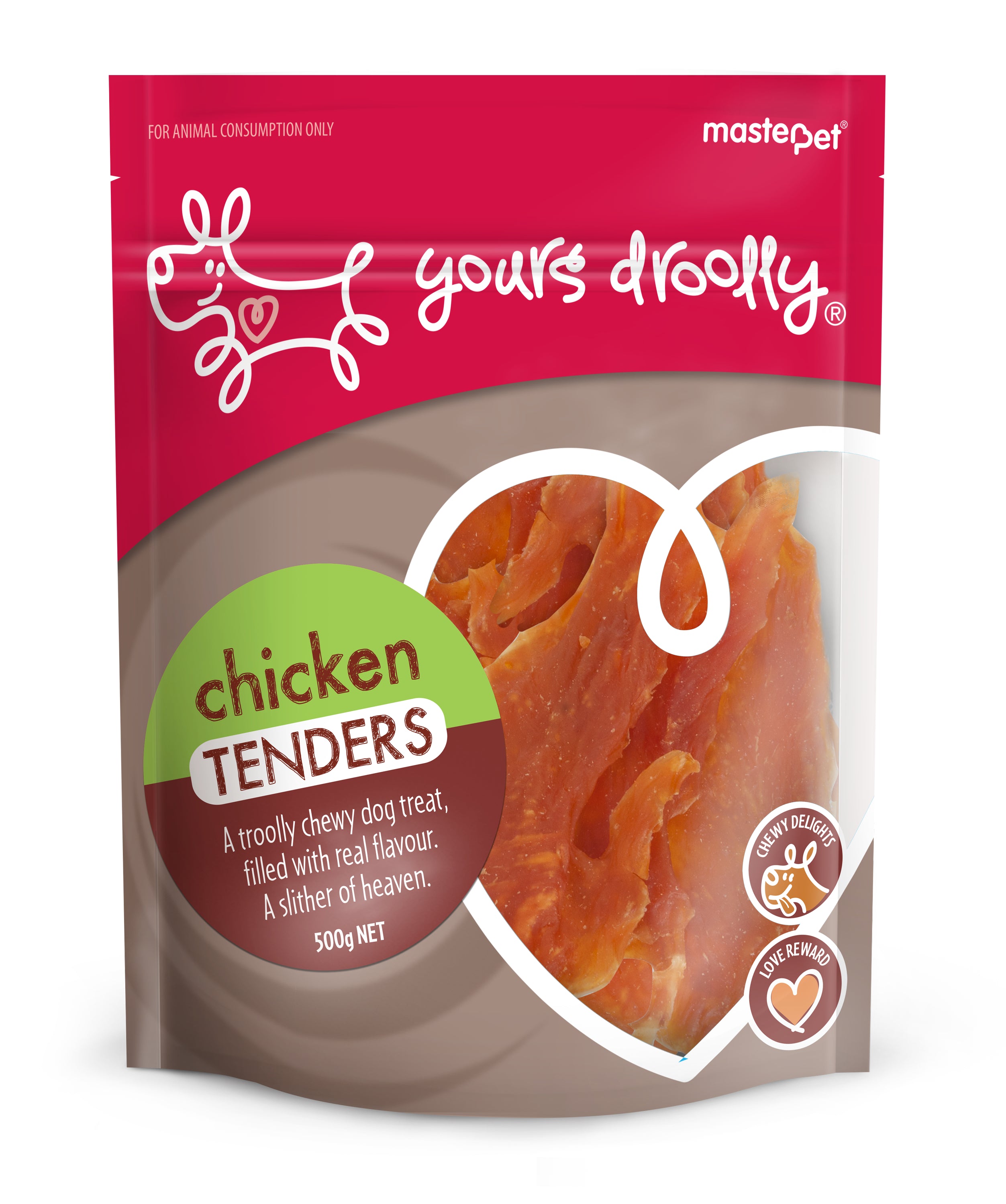 Yours Droolly Treats Chicken Tenders 500g