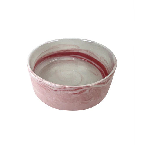 Catitude Ceramic Bowl Zen Marble Pink 400ml